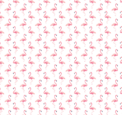 Modern roller blind con estampado de flamencos