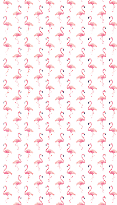 Modern roller blind con estampado de flamencos