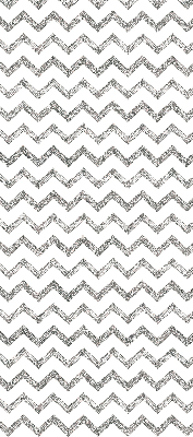 Estor enrollable para ventana con estampado de zigzags horizontales en tonos grises