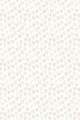 Modern roller blind con estampado de corazones en color beige