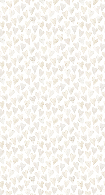 Modern roller blind con estampado de corazones en color beige