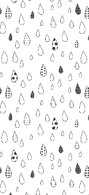 Estor enrollable con diseño de gotas