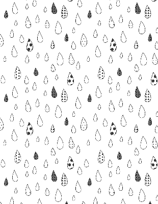 Estor enrollable con diseño de gotas