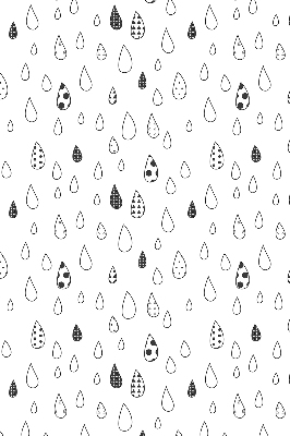 Estor enrollable con diseño de gotas