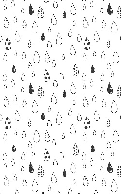 Estor enrollable con diseño de gotas