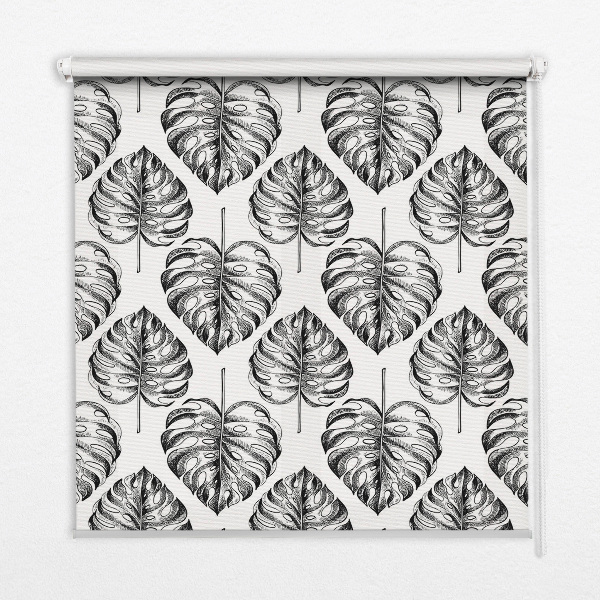 Modern roller blind con lamas grises