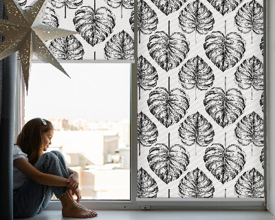 Modern roller blind con lamas grises