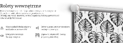 Modern roller blind con lamas grises