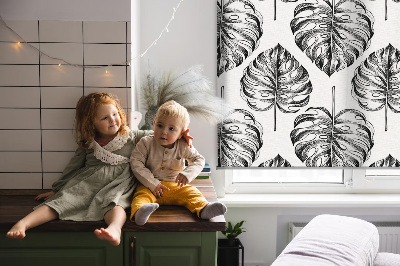 Modern roller blind con lamas grises