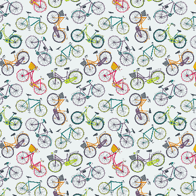 Estor enrollable con estampado de bicicletas