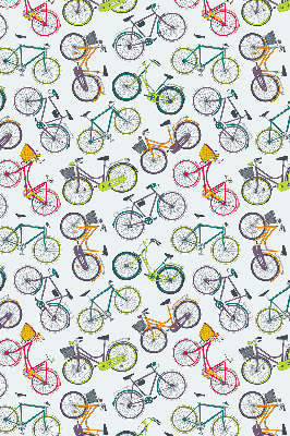 Estor enrollable con estampado de bicicletas
