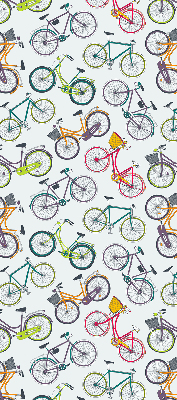 Estor enrollable con estampado de bicicletas