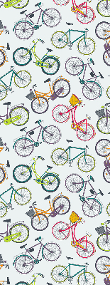 Estor enrollable con estampado de bicicletas