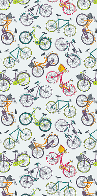 Estor enrollable con estampado de bicicletas