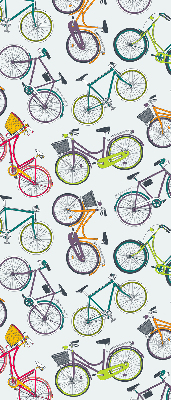 Estor enrollable con estampado de bicicletas