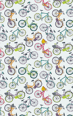 Estor enrollable con estampado de bicicletas