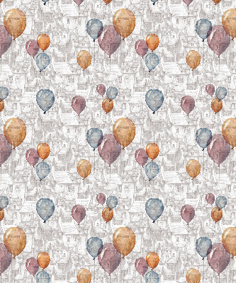 Modern roller blind con diseño de globos
