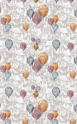 Modern roller blind con diseño de globos