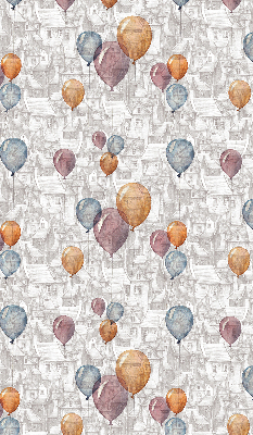 Modern roller blind con diseño de globos