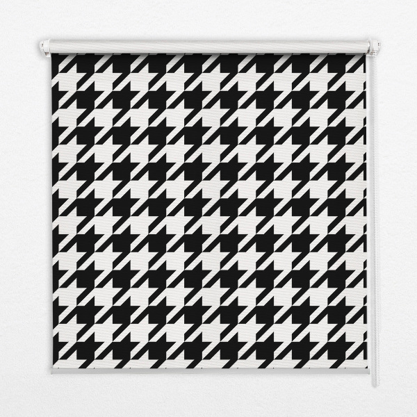 Modern roller blind con un patrón geométrico