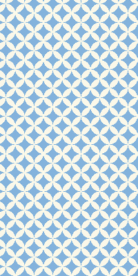 Estor enrollable con estampado de estrellas azules