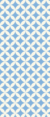 Estor enrollable con estampado de estrellas azules