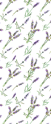 Estor enrollable para ventana con diseño en tono lavanda