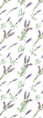 Estor enrollable para ventana con diseño en tono lavanda