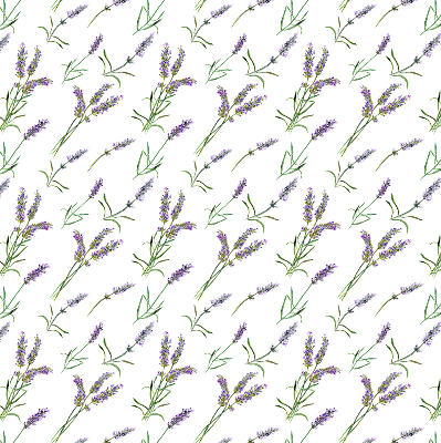 Estor enrollable para ventana con diseño en tono lavanda