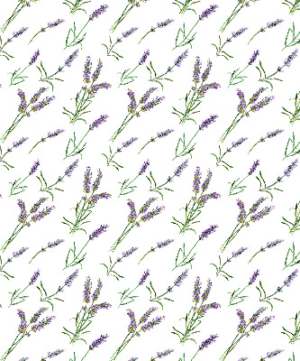 Estor enrollable para ventana con diseño en tono lavanda
