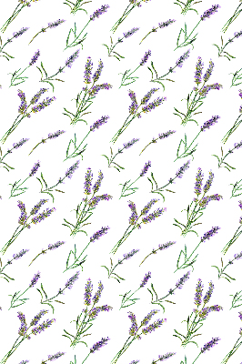 Estor enrollable para ventana con diseño en tono lavanda