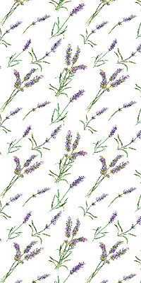 Estor enrollable para ventana con diseño en tono lavanda