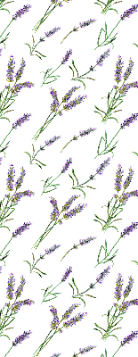 Estor enrollable para ventana con diseño en tono lavanda
