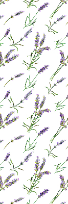 Estor enrollable para ventana con diseño en tono lavanda