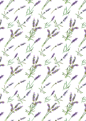 Estor enrollable para ventana con diseño en tono lavanda