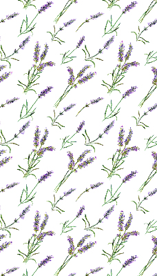 Estor enrollable para ventana con diseño en tono lavanda