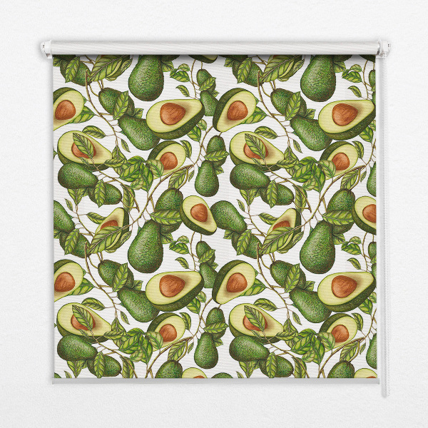 Estor enrollable con tejido en color palta