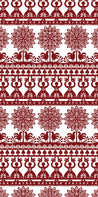 Modern roller blind con patrón marrón