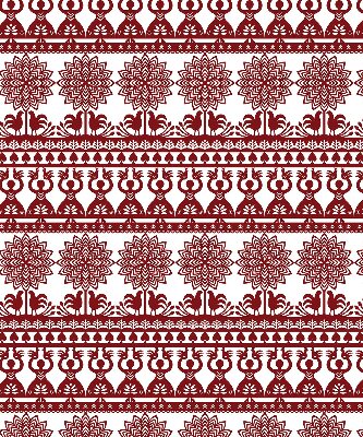Modern roller blind con patrón marrón