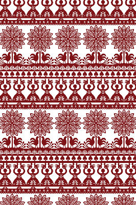 Modern roller blind con patrón marrón