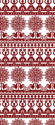 Modern roller blind con patrón marrón