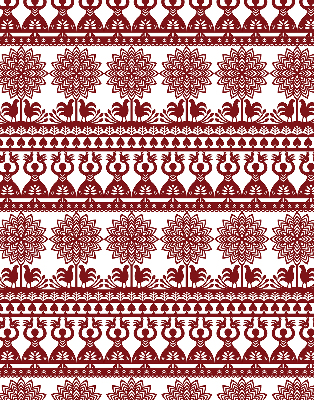 Modern roller blind con patrón marrón