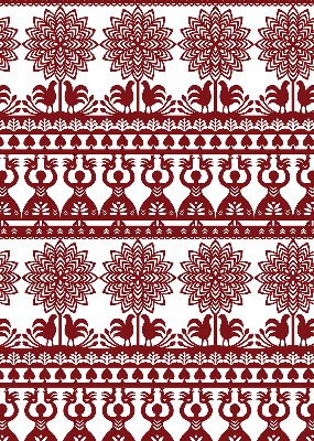 Modern roller blind con patrón marrón