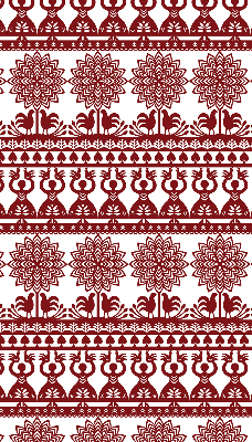 Modern roller blind con patrón marrón