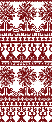 Modern roller blind con patrón marrón