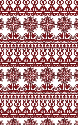 Modern roller blind con patrón marrón