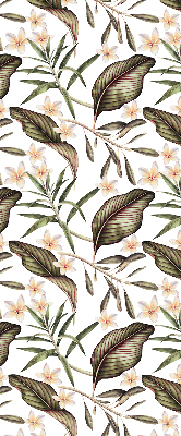 Modern roller blind con estampado de flores con tallos