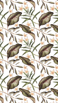 Modern roller blind con estampado de flores con tallos
