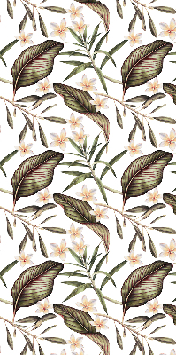 Modern roller blind con estampado de flores con tallos