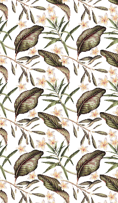 Modern roller blind con estampado de flores con tallos